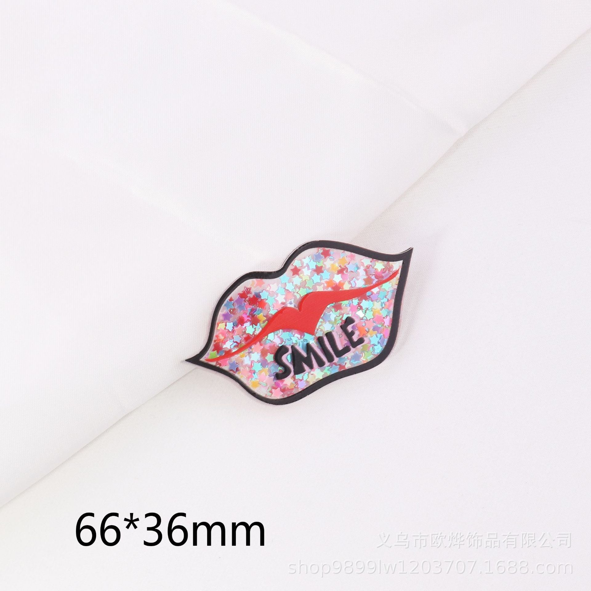 Wholesale 10PCS FlatBack Medical Clothes Quicksand Acrylic Bag Pin Patch DIY Accessories